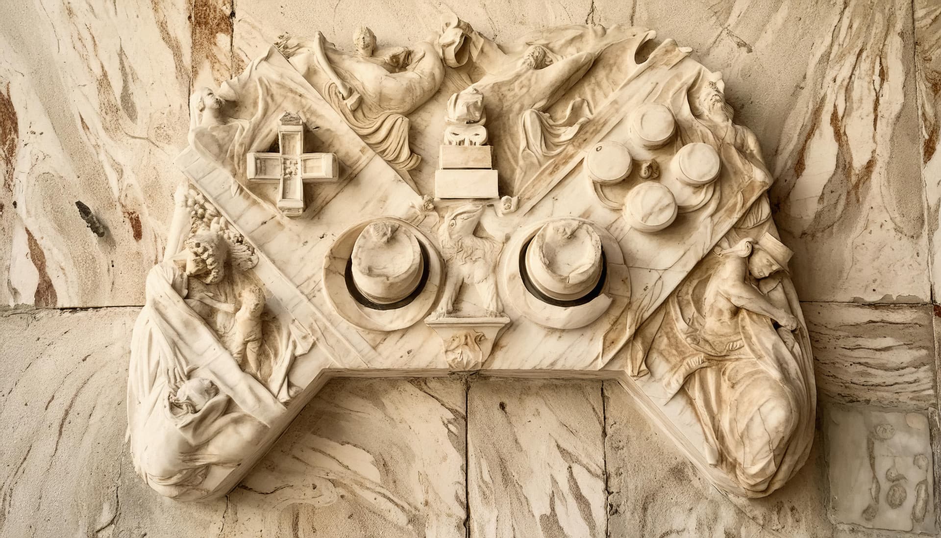 Marble relief