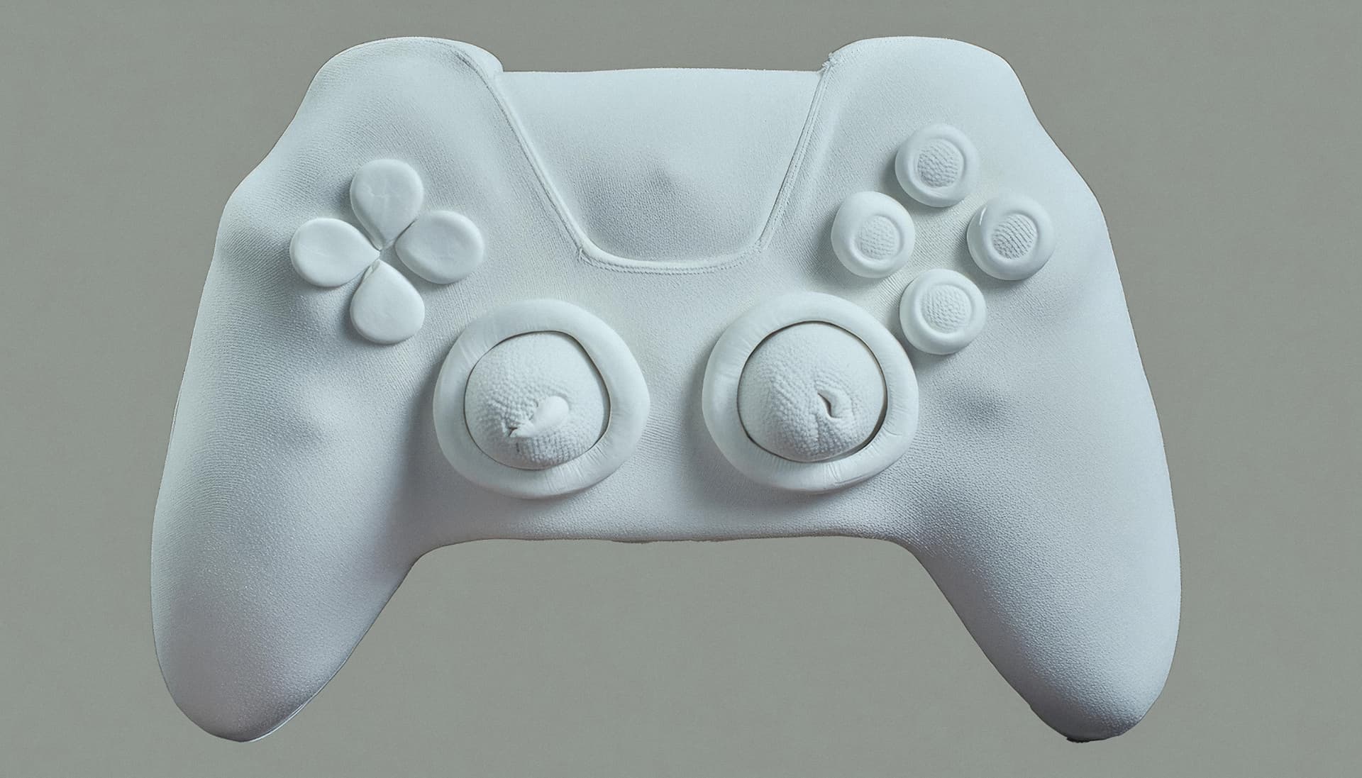 Soft white sculpture